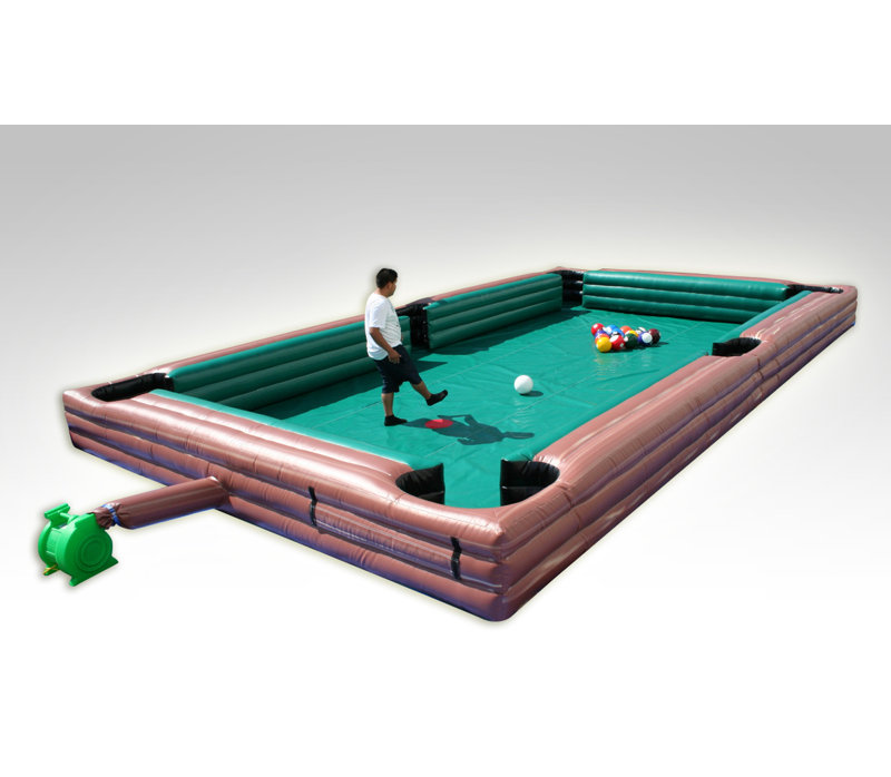 EZInflatables 17' x 30' Inflatable Billiard with Balls and Air Blower